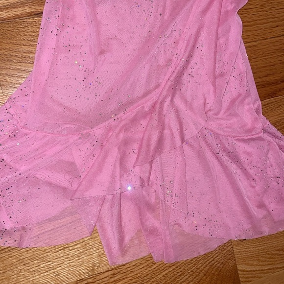 2006 Victoria’s Secret Pink Sparkly Chiffon Lingerie Nightie Slip - Picture 2 of 7